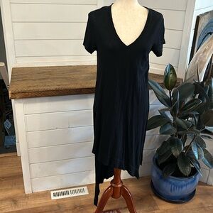 Left of center black t shirt dress